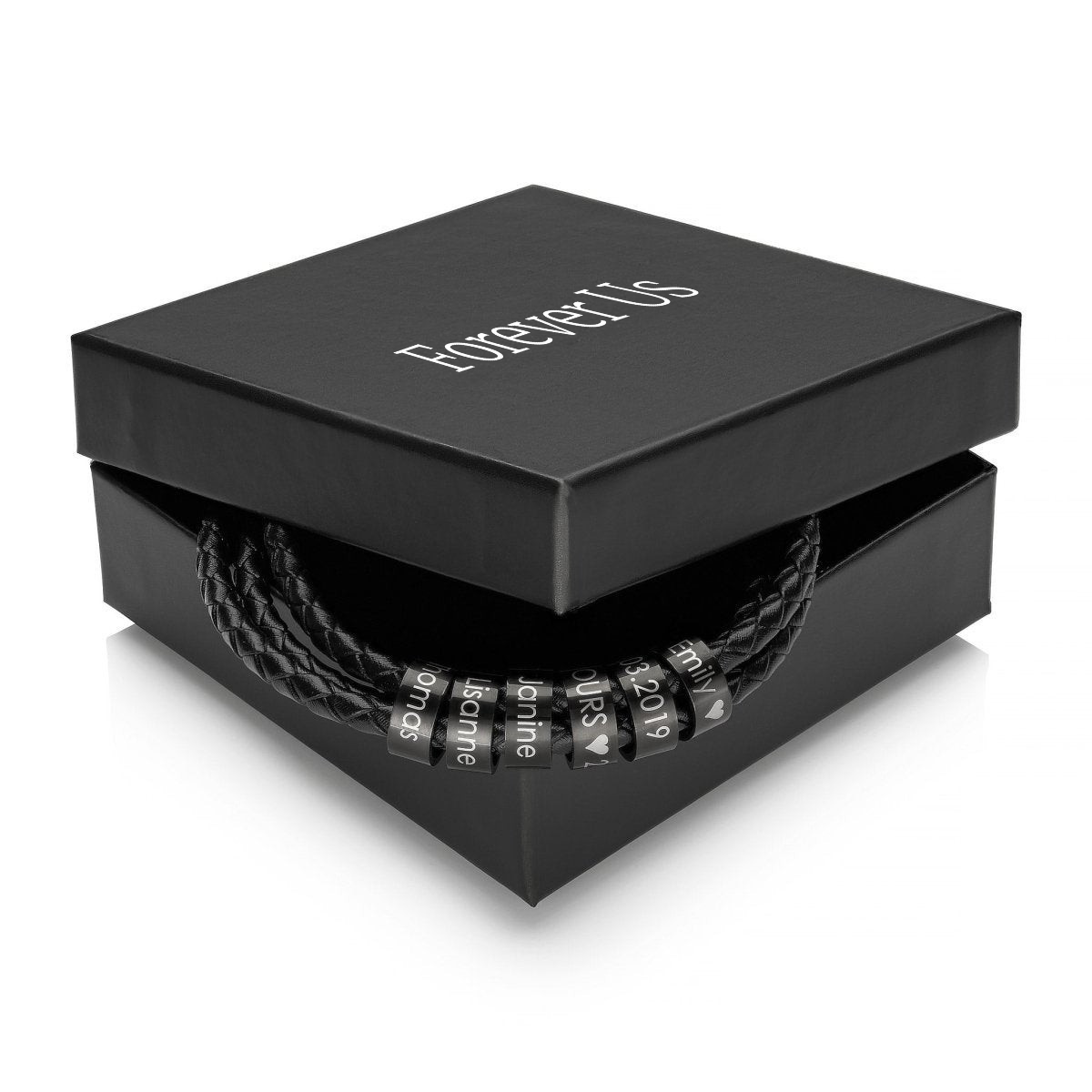 Triple lien Noir mat