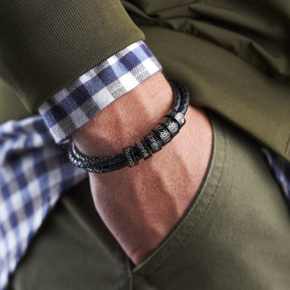 Triple lien Noir mat